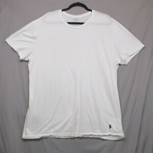Polo Ralph Lauren White Classic Crew Neck T Shirt Mens Size Medium